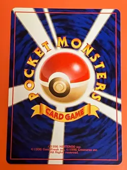 Bill Common Base Set 1996 Japanese Vintage Pokemon Card Old Back - Image 2