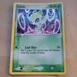 POKEMON BLACK STAR PROMO CARD - #029 CELEBI (HOLO) - RARE EX/NM - Image 1