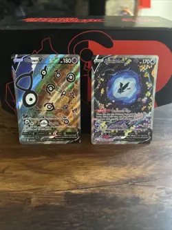 Pokemon Unown V TCG Silver Tempest Holo Ultra Rare Card 177/195 Lumineon V Nm - Image 1