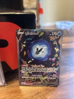 Pokemon Unown V TCG Silver Tempest Holo Ultra Rare Card 177/195 Lumineon V Nm - Image 4