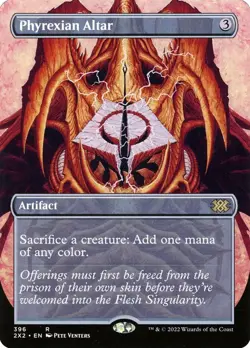 MTG Phyrexian Altar Double Masters Borderless Regular Rare - Image 1