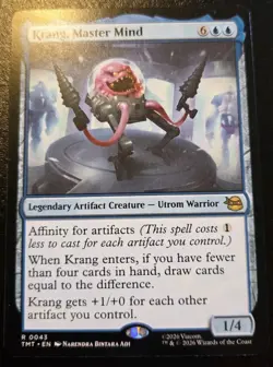 Krang, Master Mind 0043 Rare Teenage Mutant Ninja Turtles Magic: The Gathering - Image 1