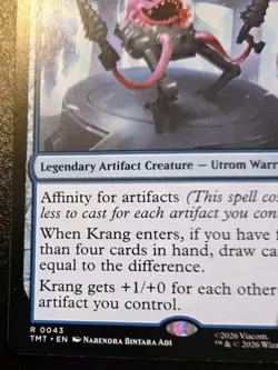 Krang, Master Mind 0043 Rare Teenage Mutant Ninja Turtles Magic: The Gathering - Image 4