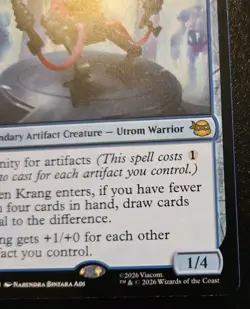 Krang, Master Mind 0043 Rare Teenage Mutant Ninja Turtles Magic: The Gathering - Image 5