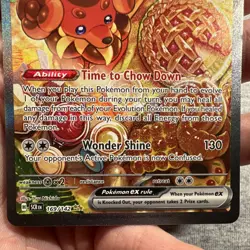 Pokemon Dachsbun EX 169/142 SV07 Stellar Crown Special Illustration Rare Holo - Image 3