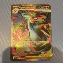 Pokemon Mega Charizard X ex 109/094 Me02 Phantasmal Flames Holo HP 360 - Image 1