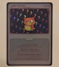 Pokescam by Dot Punwell Slowpoke (Laga-Buffer) 23/72 Holo - Image 1