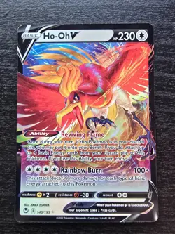 Pokemon TCG Ho-Oh V (SIT 140) Silver Tempest - NEAR MINT - Image 1