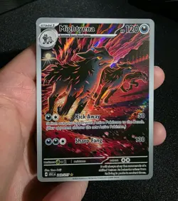 Mightyena 243/217 Ascended Heroes Illustration Rare Pokemon TCG - NM - Image 1