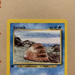 Pokemon TCG Swinub Neo Genesis 79/111 Regular 1st Edition NM - Image 3
