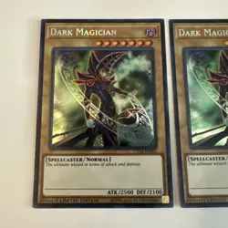 * DARK MAGICIAN * MINT ALTERNATE ART SECRET RARE CT14-EN001 YUGIOH! X3 Playset - Image 2