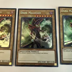* DARK MAGICIAN * MINT ALTERNATE ART SECRET RARE CT14-EN001 YUGIOH! X3 Playset - Image 3