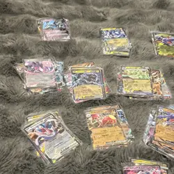 Pokemon TCG Card Lot ex English cards 112 total. - Image 1