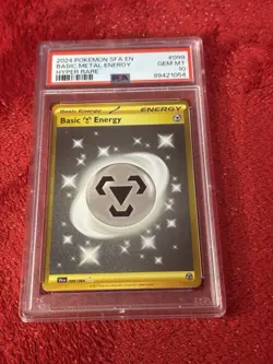 Psa 10 99 Metal Energy Shrouded Fable Pokemon Card - Image 1