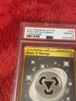 Psa 10 99 Metal Energy Shrouded Fable Pokemon Card - Image 3