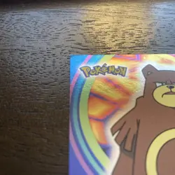 Ursaring #217 Pokemon Card Foil Topps TV Animation Edition Rare Card - Image 3