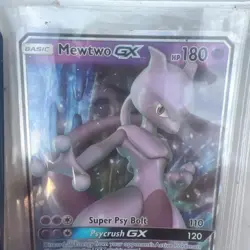 Pokemon Mewtwo GX 31/68 Holo Basic Psychic 180 HP Card English - Image 4