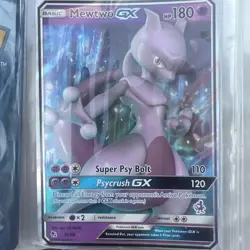 Pokemon Mewtwo GX 31/68 Holo Basic Psychic 180 HP Card English - Image 5