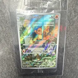 Pokemon Charmander 044 Scarlet & Violet Promo Holo Card 60 HP Heat Tackle - Image 1