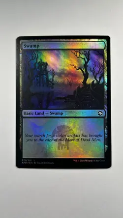 MTG Adventures in the Forgotten Realms Swamp Foil 271/281 Magic the Gathering - Image 1