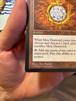Mox Diamond Stronghold Reserved List Vintage Commander - Image 3
