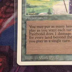 Fastbond - Revised Edition - mtg magic the gathering LP- Rare - Image 5