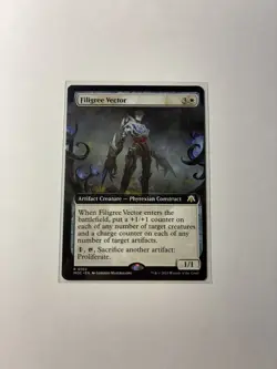 Filigree Vector (Extended Art) Commander: March of the Machine Regular - Image 1