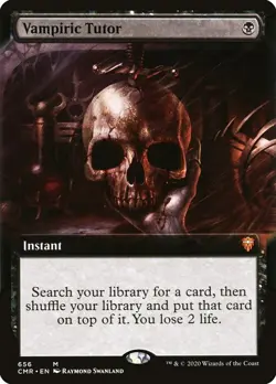MTG Vampiric Tutor Commander Legends Borderless Mythic Rare - Image 1