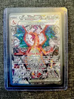 Pokemon Charizard EX Special Illustration Rare Card 223/197 Obsidian Flames SV3 - Image 1