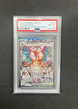 PSA 10 Charizard EX 223/197 Obsidian Flames Special Illustration Rare POKEMON - Image 1