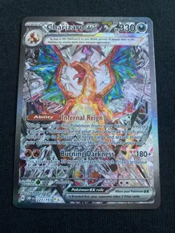 Charizard Ex 223/197 ( Pokemon Obsidian Flames ) Special Illustration Rare - Image 1