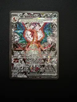 Pokemon TCG S&V Obsidian Flames Charizard EX 223/197 Special Illustration Rare - Image 1