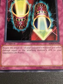 YUGIOH Magic Cylinder SD6-EN036 1st edition MP - Image 3