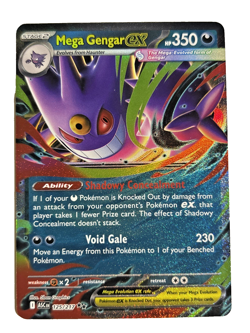 Pokemon TCG Mega Gengar EX 056/094 Me02: Phantasmal Flames Holo Card NM - Image 1