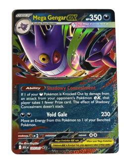 Pokemon TCG Mega Gengar EX 056/094 Me02: Phantasmal Flames Holo Card NM - Image 3