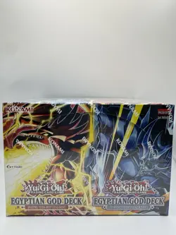 YuGiOh EGYPTIAN GOD DECK: SLIFER & OBELISK Deck Box - New Sealed - Image 2