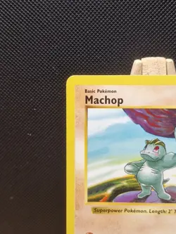 Pokemon 1999 WOTC Base Set Shadowless Machop 52/102 - Near Mint - Image 3