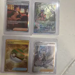 Pokemon TCG Scarlet & Violet Ultra Rare Trainer Lot (4 Cards) - Image 1