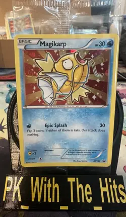 Sealed Magikarp XY143 XY Holo Black Star Promo Pokemon FART SWIRL GALAXY - Image 1
