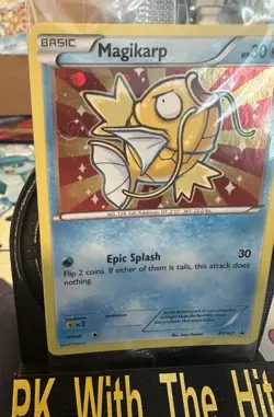 Sealed Magikarp XY143 XY Holo Black Star Promo Pokemon FART SWIRL GALAXY - Image 2
