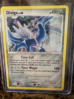 2009 Dialga #DP49 Pokemon Promo Holo With SWIRL - Image 1