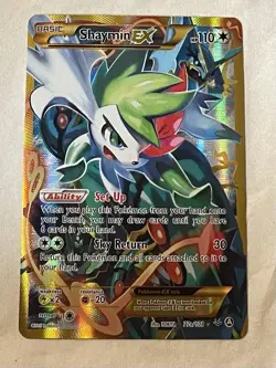 Pokemon TCG Shaymin EX 77a/108 Alternate Full Art Near Mint - Image 1