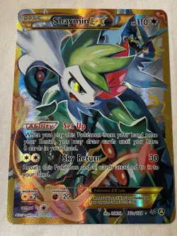 Pokemon TCG Shaymin EX 77a/108 Alternate Full Art Near Mint - Image 3