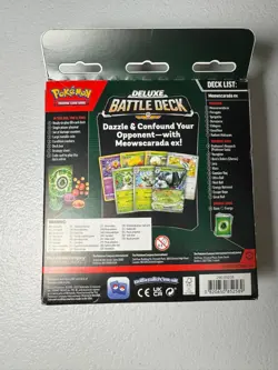 Pokemon TCG: Meowscarada EX Deluxe Battle Deck (Read Description Below) - Image 2