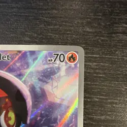 Pokemon Charcadet MEP Holo Rare 022 Basic Fire 70 HP EN Pokemon TCG 2025 - Image 2