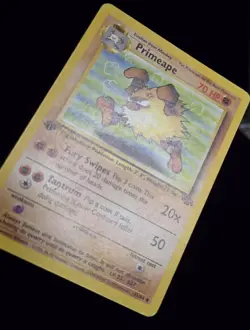 Pokemon TCG - PRIMEAPE - 1ST EDITION - 43/64 - JUNGLE (1999) - WOTC - MP/LP - Image 2