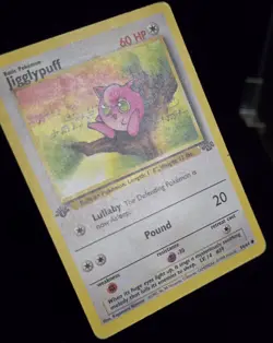 Pokemon TCG - JIGGLYPUFF - 1ST EDITION - 54/64 - JUNGLE (1999) - WOTC - MP - Image 2