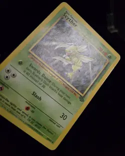 Pokemon TCG - SCYTHER - 26/64 - RARE - UNLIMITED - JUNGLE (1999) - WOTC - MP/LP - Image 2