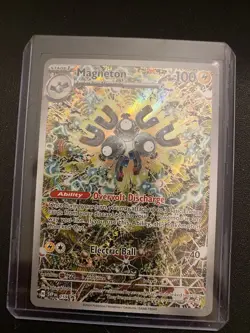 Pokemon Magneton 159 Surging Sparks Promo w/ Sleeve and Top Loader - Image 1