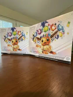 Pokemon Prismatic Evolutions Elite Trainer Box ETB New Factory Sealed x2 - Image 1